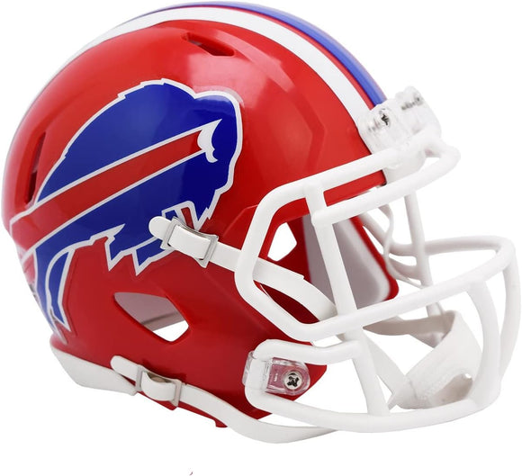NFL Football Riddell Buffalo Bills 1987-01 Retro Mini Revolution Speed Replica Helmet