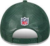 Men's Green Bay Packers New Era 2024 Sideline Historic 9FORTY A-Frame Trucker Adjustable Hat