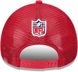 Men's San Francisco 49ers New Era 2024 Sideline Historic 9FORTY A-Frame Trucker Adjustable Hat