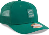New York Jets New Era 2025 Sideline 9SEVENTY Adjustable Trucker Hat - Green
