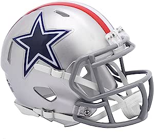 NFL Football Riddell Dallas Cowboys 1960-63 Retro Mini Revolution Spee Bleacher Bum Collectibles NFL Football Riddell Dallas Cowboys 1960-63 Retro Mini Revolution Spee Bleacher Bum Collectibles