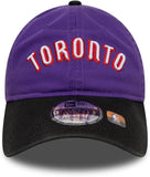 Men's New Era Retro Toronto Raptors 9TWENTY Hardwood Classic Adjustable Hat- Purple/Black