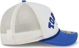 New Era 9FORTY MLB Toronto Blue Jays Chrome Arch M-Crown A-Frame Rope Adjustable Trucker Snapback Cap - White