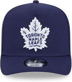 Men’s Toronto Maple Leafs New Era 9FIFTY A-Frame Snapback Adjustable Hat – Navy Blue