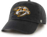 Men's Nashville Predators Team Colour 47 Brand Clean Up Adjustable Buckle Cap Hat