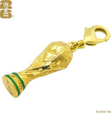 Official FIFA World Cup Trophy Dangler - 1 Inch Collectible for Keys Purse & Backpacks