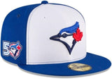 Men's Toronto Blue Jays New Era Alt 3 50th Anniversary Authentic Collection 59FIFTY Fitted Hat