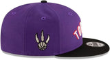 Men's New Era 9FIFTY NBA Toronto Raptors Classic Edition Snapback Hat - Purple/Black