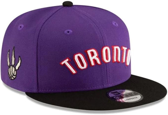 Men's New Era 9FIFTY NBA Toronto Raptors Classic Edition Snapback Hat - Purple/Black