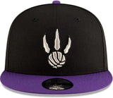 Men's New Era 9FIFTY NBA Toronto Raptors Classic Edition Snapback Hat - Black/Purple