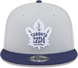 Men's New Era 9FIFTY NHL Toronto Maple Leafs Two Toned Color Pack Adjustable Cap - Grey