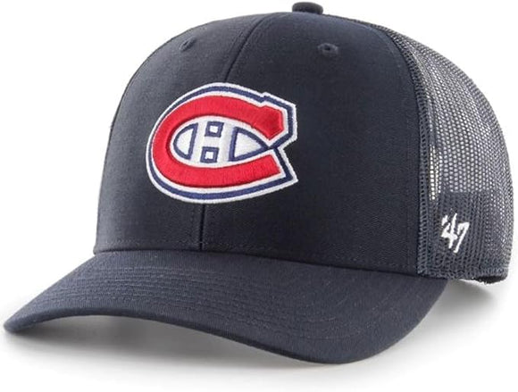Men's Team Colour Montreal Canadiens Trucker '47 Brand Snapback Hat Cap