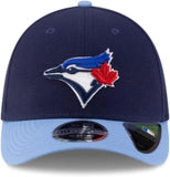 Men's Toronto Blue Jays New Era Alt 4 Royal Powder Blue 39THIRTY M-Crown Flex Hat - 50th Logo Side Patch