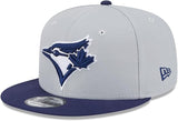 Men's New Era 9FIFTY MLB Toronto Blue Jays Two Toned Color Pack Adjustable Cap - Grey