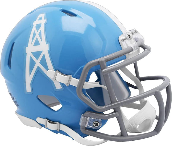 NFL Football Riddell Houston Oilers 1960-62 Retro Mini Revolution Speed Replica Helmet