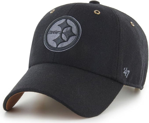 Men's Pittsburgh Steelers '47 Clean Peacoat Hat Cap NFL Football Adjustable Strap