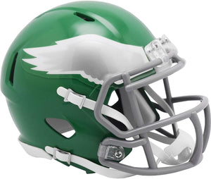 NFL Football Riddell Philadelphia Eagles 2023 Alternate Mini Revolution Speed Replica Helmet