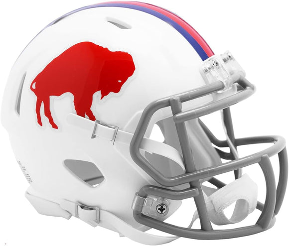 NFL Football Riddell Buffalo Bills 1965-73 Retro Mini Revolution Speed Replica Helmet