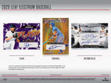 2026 Leaf Electrum Baseball Hobby Box 6 Cards Per Box