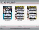 2026 Leaf Metal Sports Heroes Hobby Box 3 Cards Per Box