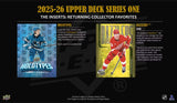 2025/26 Upper Deck Series 1 Hockey 4-Pack Blaster Box 4 Packs Per Box, 12 Cards Per Pack