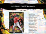 2024 Topps Finest Baseball Hobby Box 6 Packs Per Box, 10 Cards Per Pack