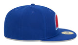 Men's Quebec Nordiques NHL Hockey New Era Core 59FIFTY Fitted Hat - Royal
