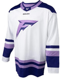 Minnesota Frost Adult Bauer Replica Away White PWHL Hockey Jersey - Blank