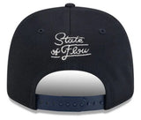 Men's San Diego New Era Black/White 2025 Jersey Hook 9SEVENTY Stretch-Snap Hat