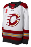 Ottawa Charge Youth Bauer Replica Away White PWHL Hockey Jersey - Blank