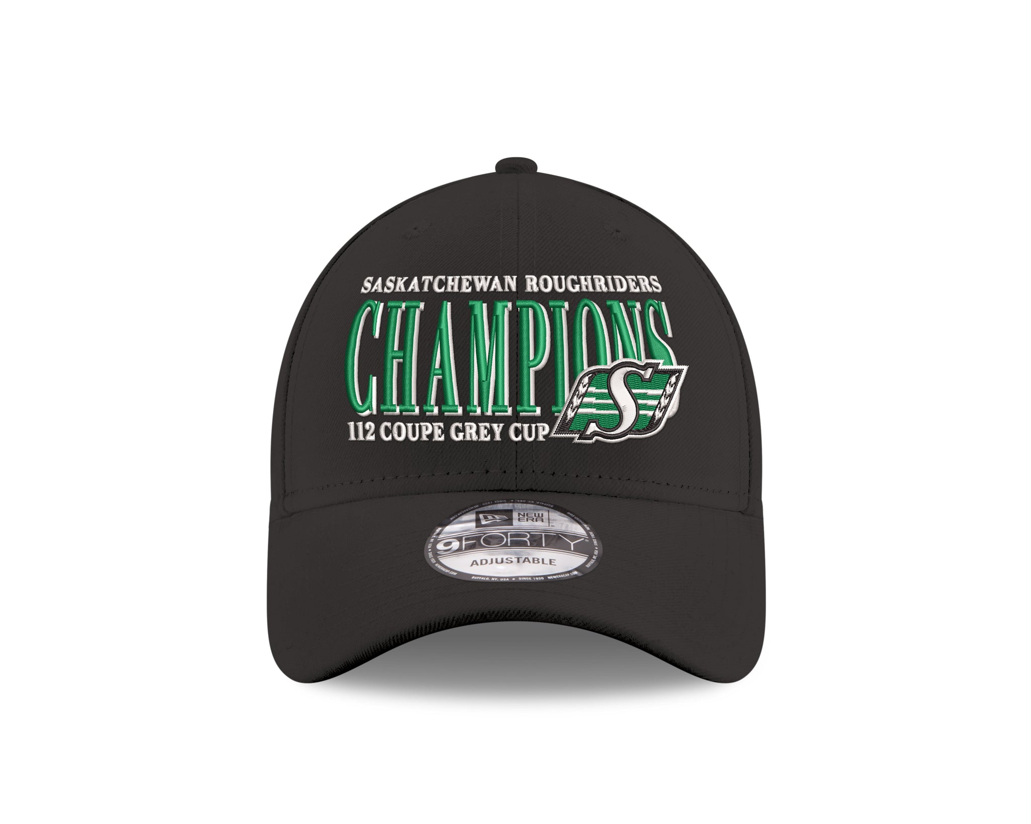 Saskatchewan Roughriders New Era 2025 Grey Cup Champions Black