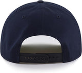 Men's 47 NCAA Notre Dame Fighting Irish Break Wood Suede Hitch Adjustable Snapback Hat - Navy