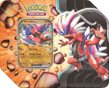 2025 Pokemon Slashing Legends Tin - 1 Tin At Random