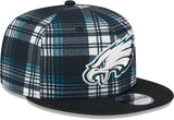 Philadelphia Eagles New Era 2024 Sideline Statement 9FIFTY Snapback Hat - Black