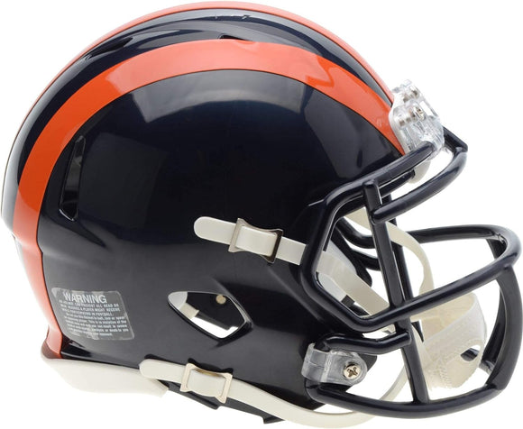 NFL Football Riddell Chicago Bears 1936 Retro Mini Revolution Speed Replica Helmet