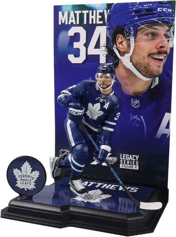 Auston Matthews Toronto Maple Leafs McFarlane’s SportsPicks NHL Legacy Series Figure #4
