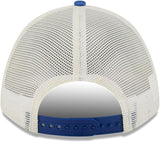 New Era 9FORTY NHL Toronto Maple Leafs Chrome Arch M-Crown A-Frame Adjustable Trucker Snapback Cap - White