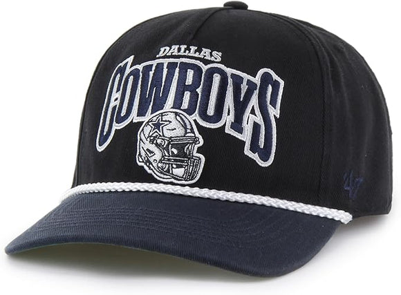 Men's Dallas Cowboys NFL 47 Brand Black Palermo Hitch Snapback Hat