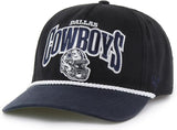 Men's Dallas Cowboys NFL 47 Brand Black Palermo Hitch Snapback Hat