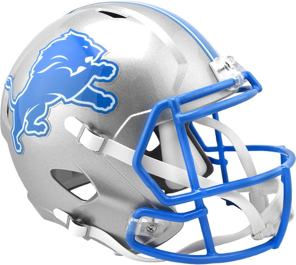 NFL Football Riddell 2024 Detroit Lions Full Size Revolution Speed Replica Helmet