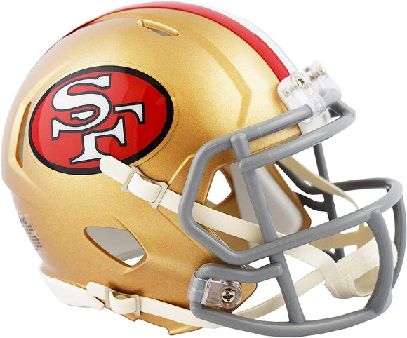 NFL Football Riddell San Francisco 49ers 1964-95 Retro Mini Revolution Speed Replica Helmet