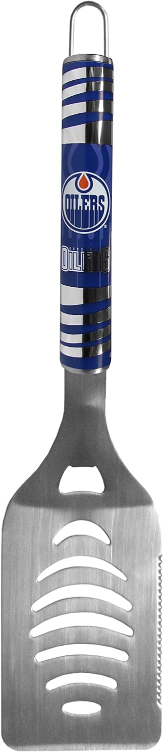 Edmonton Oilers NHL Hockey Tailgater Stainless Steel Spatula  - With Bottle Opener