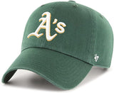 Oakland Athletics Adjustable Strap Clean Up Adjustable One Size Hat Cap 47 Brand