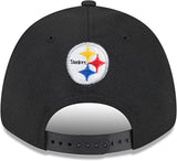 Men's New Era Black Pittsburgh Steelers 2023 NFL Draft 9FORTY Adjustable Hat