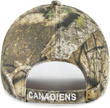 Men's Montreal Canadiens NHL Hockey RealTree APX '47 Clean Up Buckle Hat