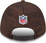 Men's Cleveland Browns New Era 2024 Sideline 9FORTY Stretch-Snap Hat - Brown