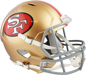 NFL Football Riddell San Francisco 49ers Full Size Revolution Speed Replica Helmet - 1964-1995