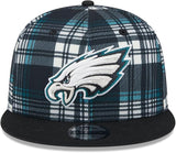 Philadelphia Eagles New Era 2024 Sideline Statement 9FIFTY Snapback Hat - Black