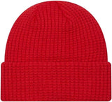Youth Toronto Raptors NBA Basketball New Era Prime Cuffed Knit Hat - Red