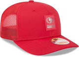 San Francisco 49ers New Era 2025 Sideline 9SEVENTY Adjustable Trucker Hat - Red